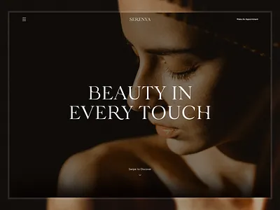 Luxury Beauty & Wellness Website Design beauty brand beauty website ecommerce ui ecommerce website landing page luxury design luxury website skincare website spa design web web design webdesign website website design wellness ui
