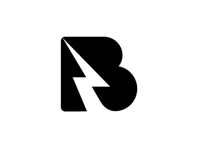 Letter B volt - Power Symbol b branding energy logo graphic design letter b logo letter b volt power symbol logo design logotype power logo voltage