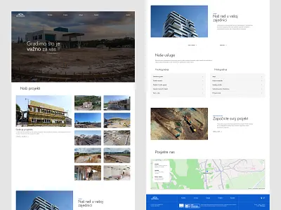 Construction/Development company website branding building company business website clean design construction company construction website corporate website minimal web design modern website project showcase residential development website
