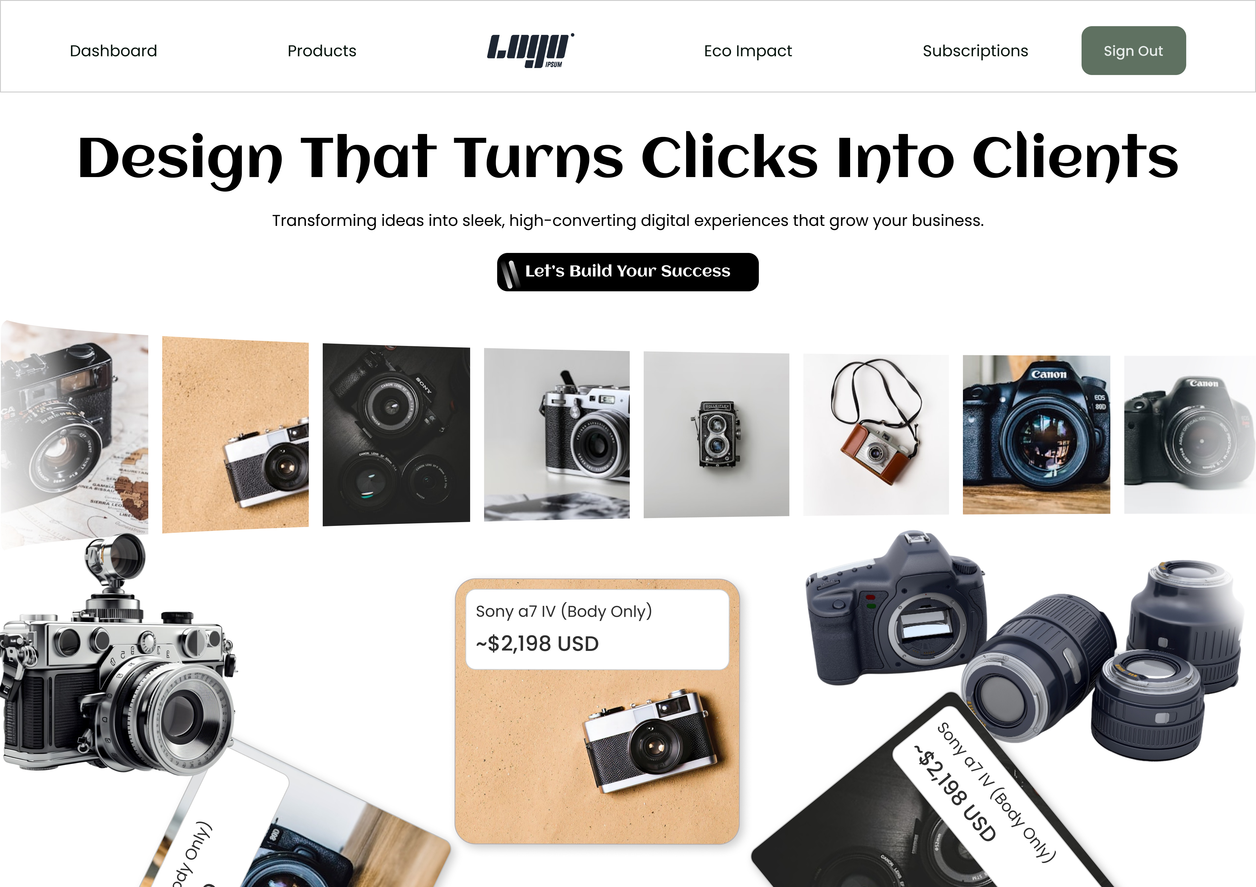 Example of Full Website Design & Development