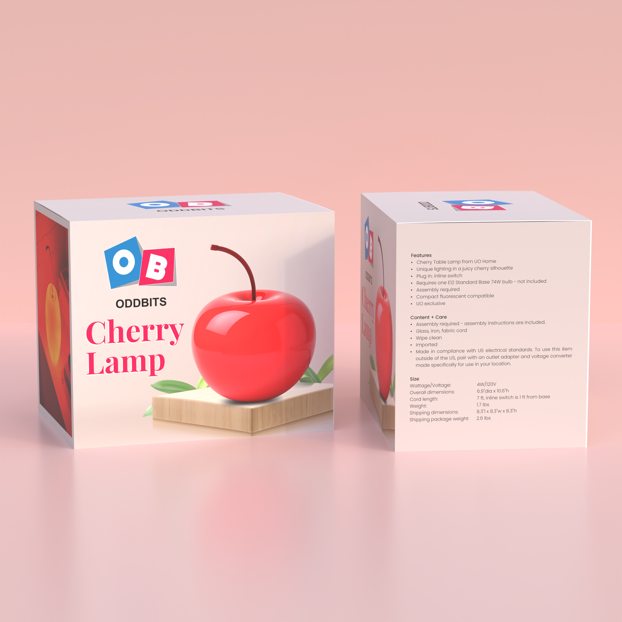 Branding And Packaging Design For CHERRY LAMP designforbrands