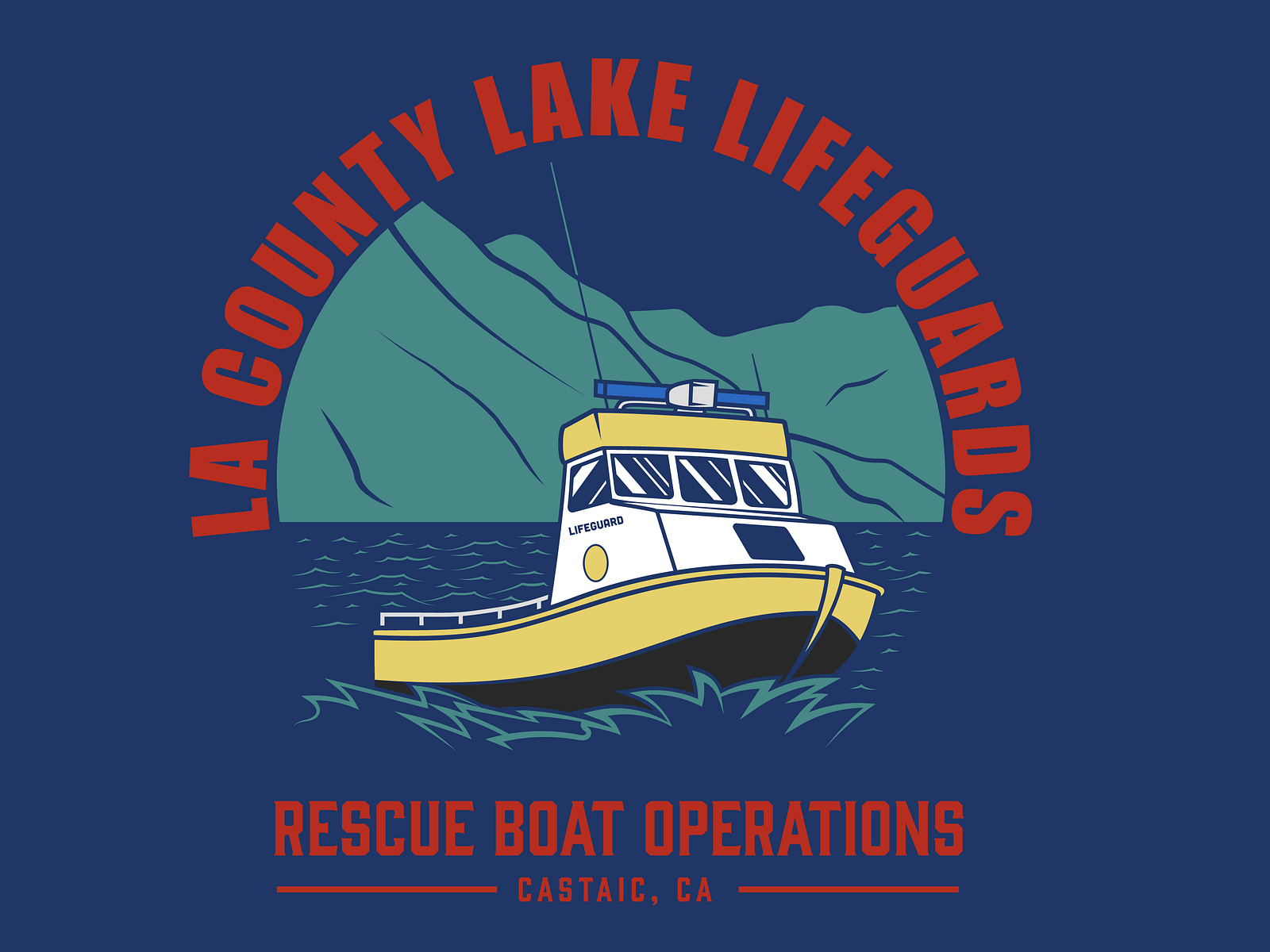 La County Lake Lifeguards Apparel Designs By Timothy Burke On Dribbble