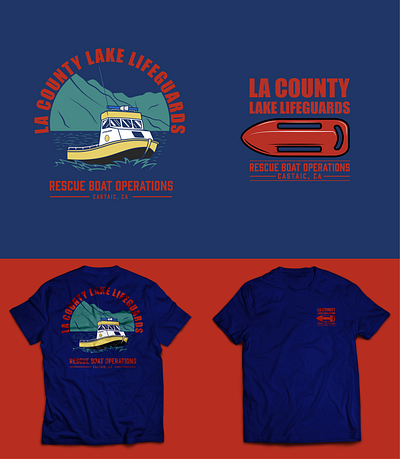 LA County Lake Lifeguards Apparel Designs adobe appareldesign beach branding california drawing graphic design illustration illustrator lake lifeguards logo shirtdesign vector