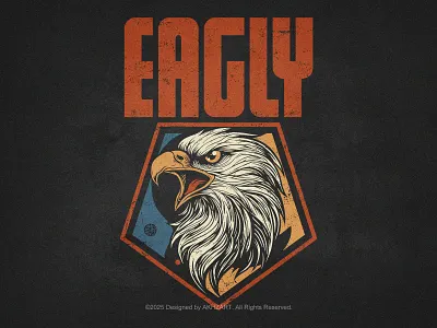 EAGLY - Peacemaker akhzart apparel design bald eagle batman brand comic dcu eagly graphic design illustration james gunn merch peacemaker superman usa