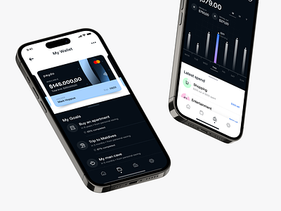 Wealth Management Mobile Apps banking clean ui e money e wallet emoney ewallet finance app financial financial management financial planner fintech gradient ios app mobile banking money savings savings app ui uidesign uxdesign