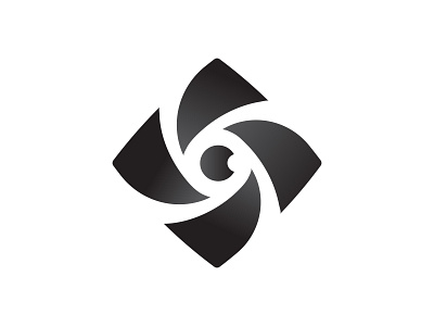 Abstract Eye Logo/ Eye-Inspired Logo/ Camera Lens Logo branding camara lens contacts eye icon logo modern monochrome perspective sight symbol vector vison
