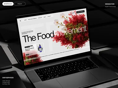 UX/UI design for health food stores design food health natural products organic stores ui ux web design wellness