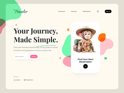 Landing Page Hero Design Ideas hero section hero section design interaction design landing page design uiux design user interface design vector illustration