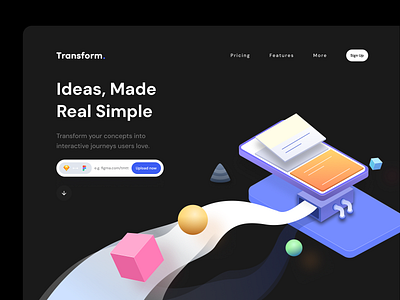 Landing Page Hero Design Ideas hero section hero section design interaction design landing page design uiux design user interface design vector illustration