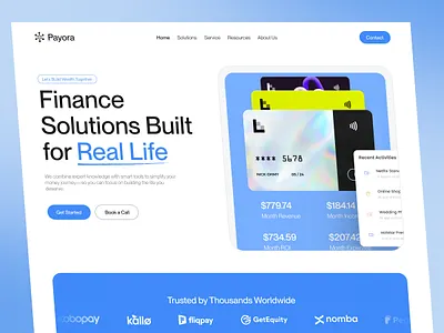 SaaS Finance Management Platform – Smart FinTech Website UI ai powered finance finance saas finance saas landing page financial dashboard fintech website design investment platform jabel landing page modern financial saas money management money management website responsive fintech saas trexa lab wealth management platform website design