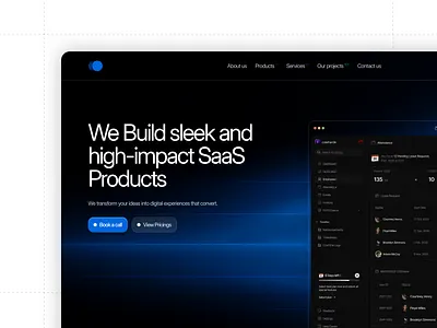 Clean, Modern Web Hero Design figma uiux webdesign website