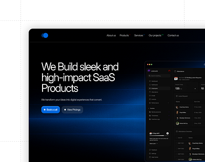 Clean, Modern Web Hero Design figma uiux webdesign website