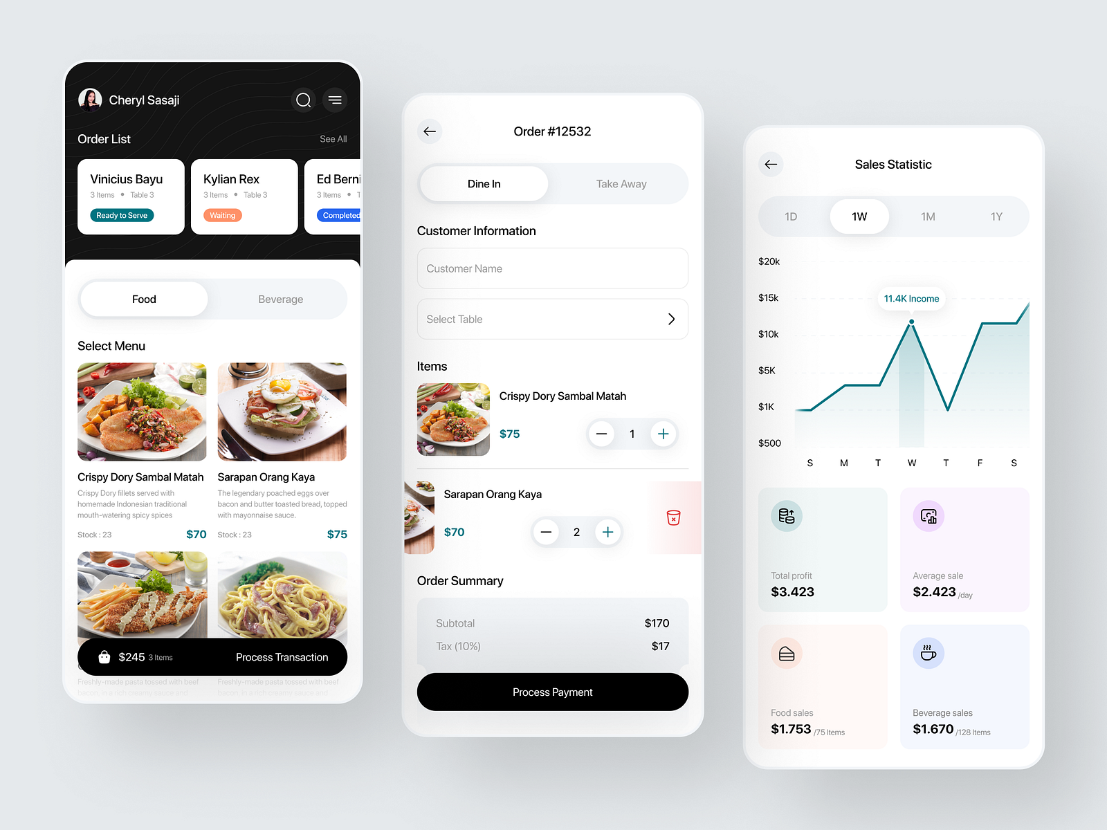 Mobile POS App by Daffa Toldo👽 for Caraka on Dribbble