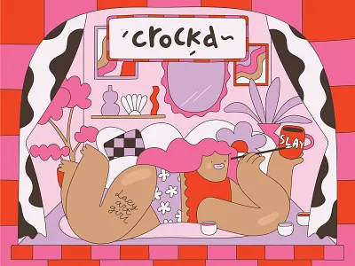 Package design ✦ Crockd DIY brand branding business illustrations design digital art diy editorial illustration graphic design illustration package package design pro create