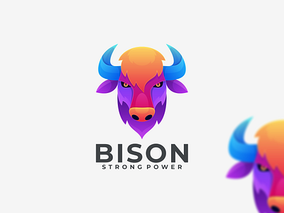 BISON app bison bison coloring branding design graphic design icon illustration logo ui ux vector