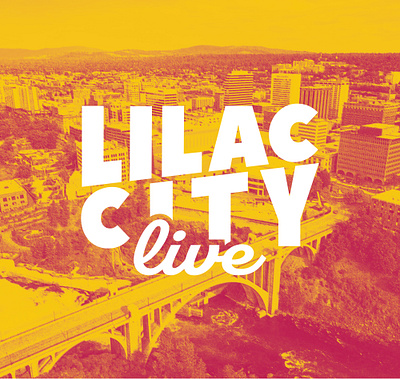 Logo & Brand Identity | Lilac City Live brand identity branding design graphic design illustration logo spokane vector