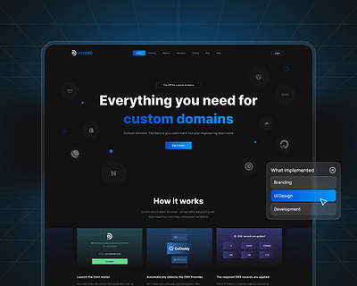 SaaS Landing Page Design graphic design landing page landing page design saas saas design saas landing page design saas platform design saas website design typography ui ui design uiux design ux design web app design web design webflow development website design