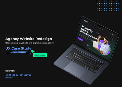 Design Thinking in Action: Research to Reality agencywebsite cleanui creativeagency landingpagedesign minimaldesign moderndesign portfoliowebsite productdesign uiuxdesign uxcasestudy webdesign websiteredesign