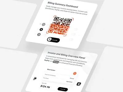 Invoice and Billing Overview Panel bills finance invoice finance modals invoice product design ui ux