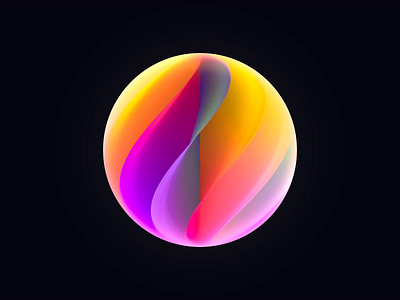 Colorful Ball 3d animation ball color colorful cycle futurology graphic design loading motion motion graphics rainbow rotation sphere wave