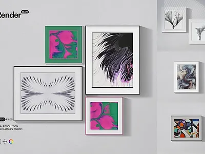 Picture Frame Mockup Set art art wall art wallpaper artist artist mockup artwork canvas mockup collage pictures easel mockup easel stand gallery gallery mockup interior mockup paint mockup painting photo frame picture frame mockup set