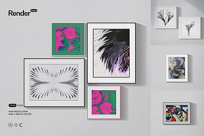 Picture Frame Mockup Set art art wall art wallpaper artist artist mockup artwork canvas mockup collage pictures easel mockup easel stand gallery gallery mockup interior mockup paint mockup painting photo frame picture frame mockup set