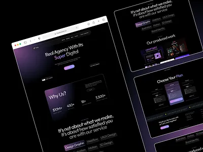 Forg - Agency Website UI Design agency branding business corporate creative design digital figma graphic modern product design professional ui ui design ui ux ux design web design web ui website