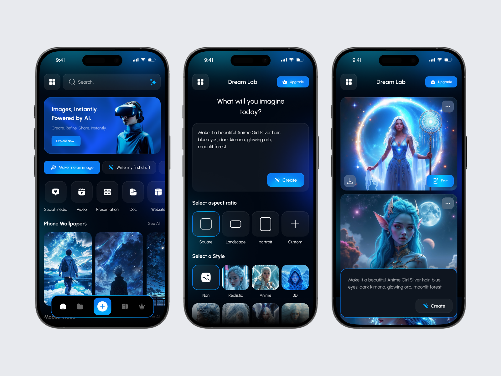 Example of Ai Mobile App Design