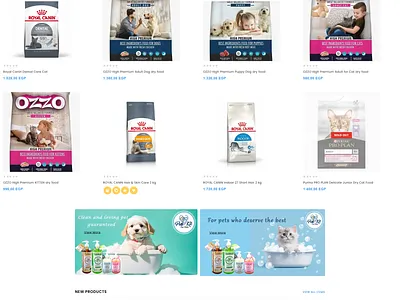 New Web Design for E-commerce Website