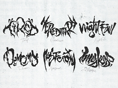 Typography Handmade Lettering calligraphy custom type font graphic design handlettering handmade handwritten lettering letters logo signature typeface typography