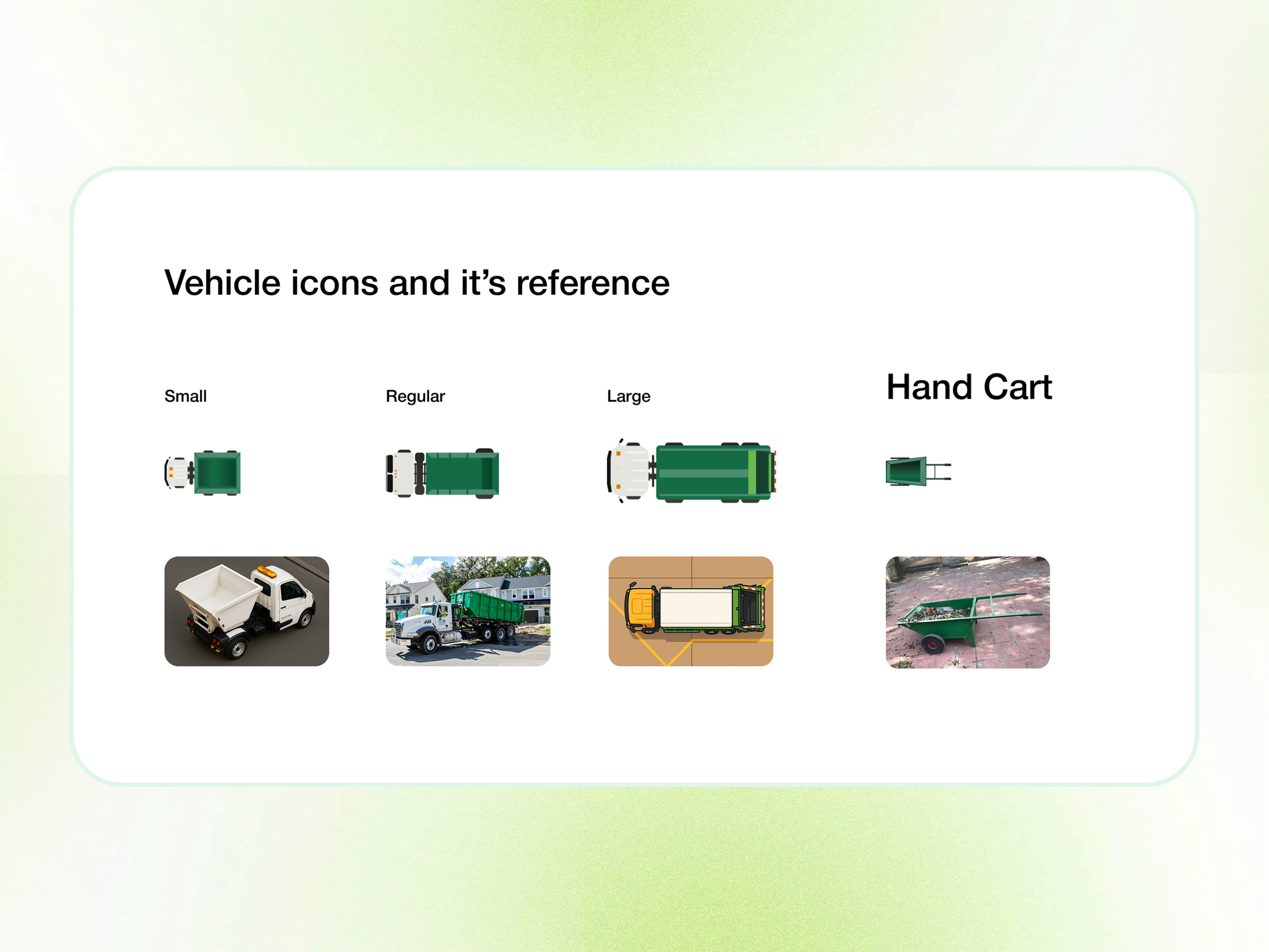 Vehicles Icon Design for a Waste Management Website branding design graphic design icon icon design icon illustration illustration vector vector art vector design