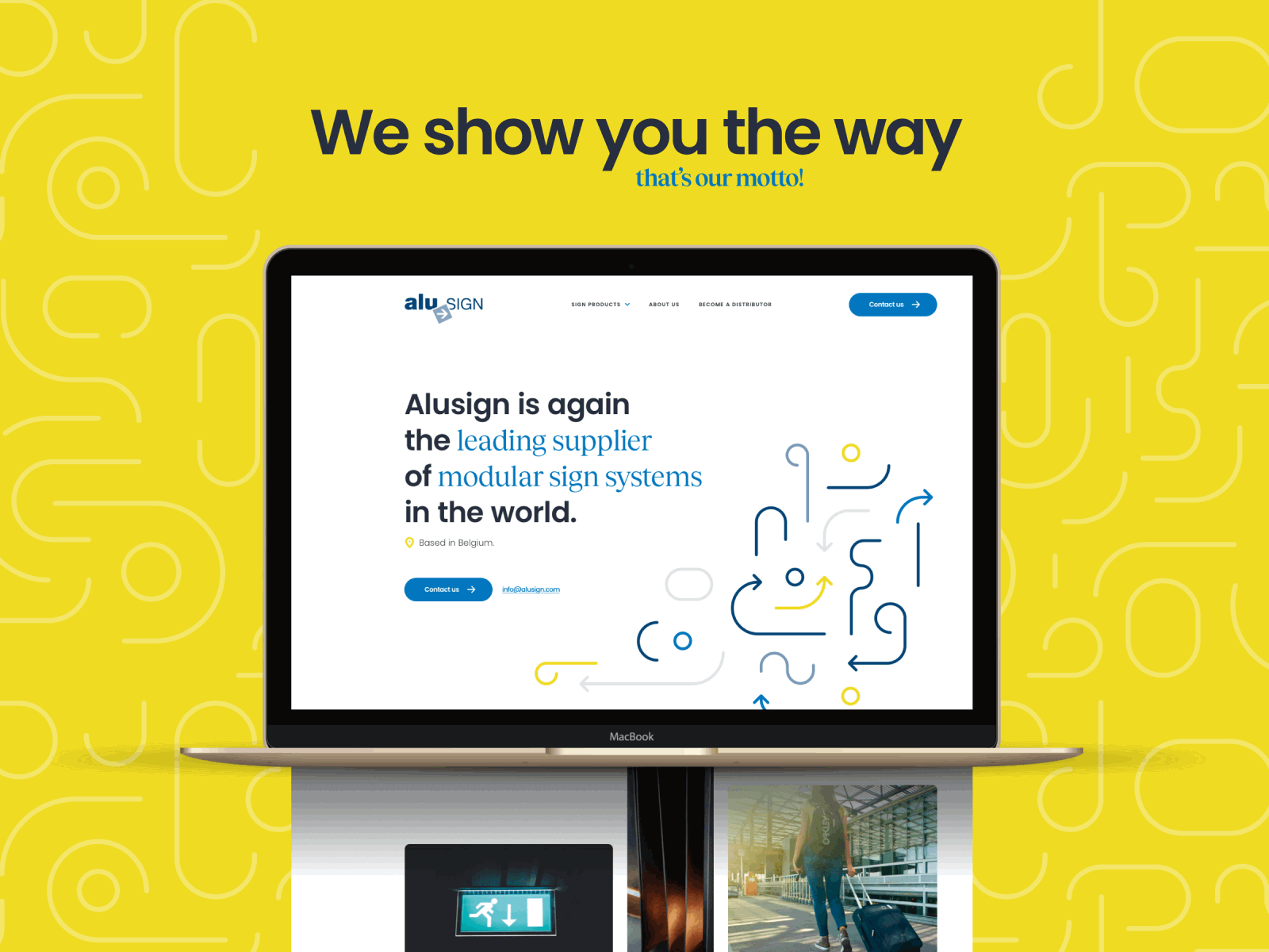 Signs Website airport arrows belgium brussels directions graphic design illustration responsive signs ui