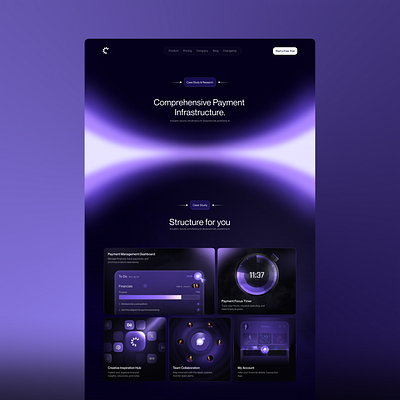 Payment Infrastructure Website UI - Made in Framer 3d animation branding finance framer graphic design logo motion graphics ui web design website