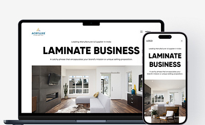 Acryluxe UI/UX Design in Figma animation branding figma graphic design motion graphics typography ui uiux design ux design web design website design website development wordpress