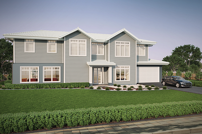 Photorealistic 3D Rendering – Greenbay Modern Home Exterior 3d 3d exterior 3d exterior rendering 3d rendering architectural rendering architecture visualization cgtech rendering exterior rendering exterior visualization house design modern architecture photorealistic render
