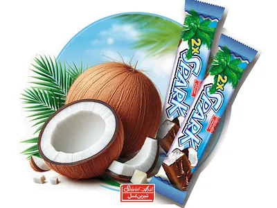 Dangler chocolate chocolate dangler design digital painting graphic design illustration photoshop print design separation color