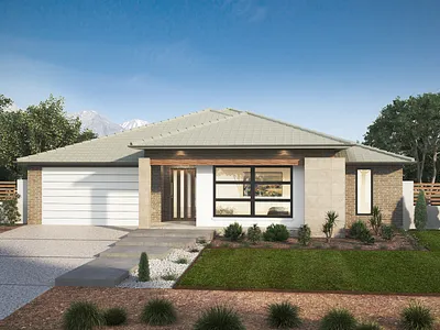 Realistic 3D Visualization of a Modern One-Story Family Home 3d exterior rendering 3d rendering architectural design architectural rendering architecture visualization cgtech rendering exterior visualization facade design house rendering realistic architecture single story house