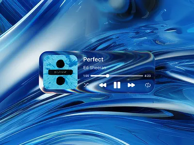 Music Player Liquid Glass figma ios liquidglass music player ui uiux ux