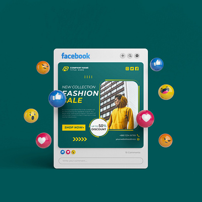 Fashion Social media poster design app branding design eid mubarok fashion graphic design illustration logo social media ui ux vector