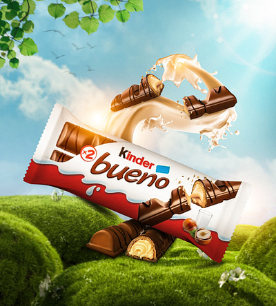 Creative Product Manipulation: Kinder Bueno Design ad ads adsdesign advertising advertisingdesign branding creativeads creativedesign creativevisual designer digitalart foodposter graphic design manipulation photoshop posterdesign productmanipulation socialmedia socialmediadesign visualidentity