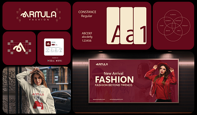 Premium Fashion Logo Design & Branding For ARMULA Brand branding clothing brand identity elegant fashion design fashion fashion logo design graphic design logo design luxury fashion identity premium branding