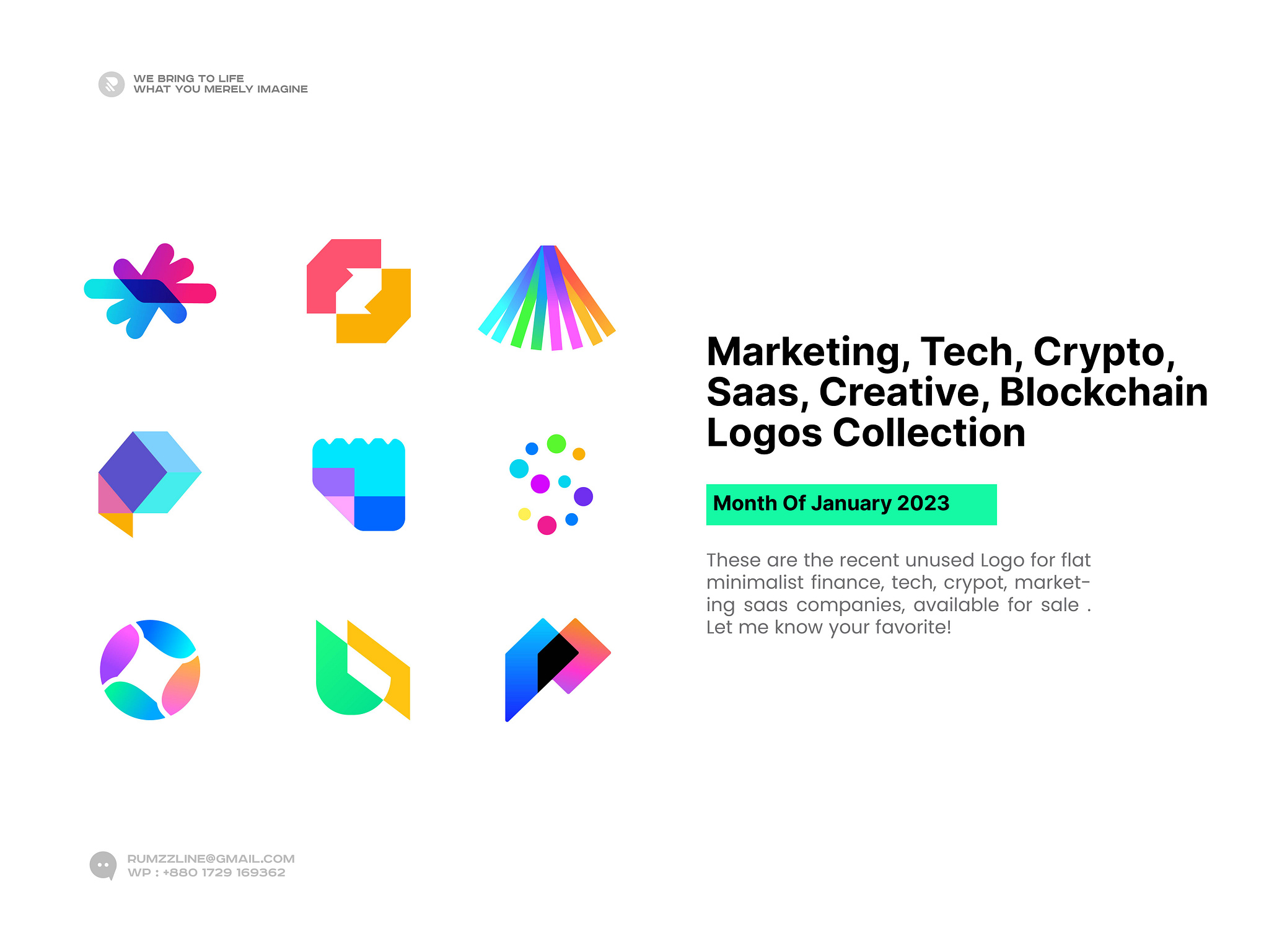 Marketing, Tech, Crypto, Saas, Creative, Modern, Logo Collection by Ahmed  Rumon | Timeless Logo Designer & Branding Expert for Wonlift - Logo &  Branding on Dribbble