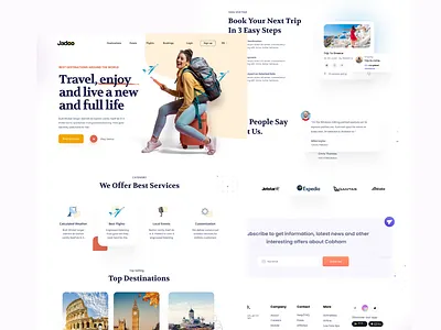Travel Booking Platform branding graphic design logo motion graphics ui