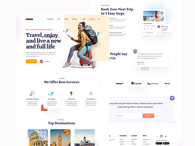 Travel Booking Platform branding graphic design logo motion graphics ui