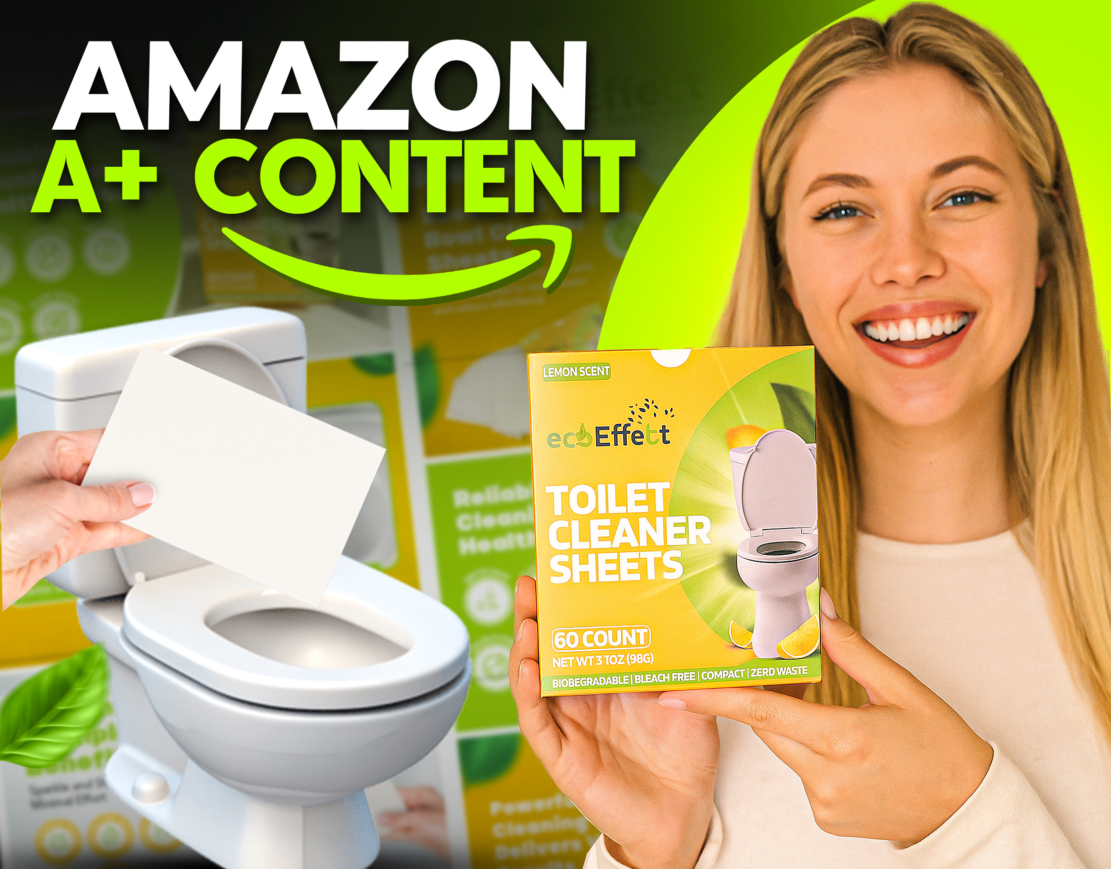 Amazon A+ Content//EBC - EcoEffect amazon branding design graphic design graphicdesign illustration listingimages photoshop