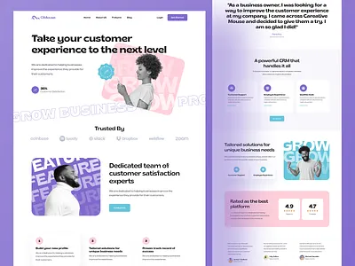 Business Agency Homepage Design advertising agency business business homepage company corporate design grow business landingpage psd template typography ui design uiux