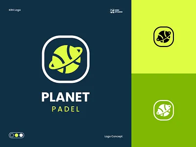 Planet Padel Logo Design Concept branding business logo company logo design graphic design illustration logo logo design padel sport sports tennis vector