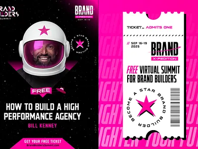 Brand Builders Summit - FREE Tickets agency agency owner brand builders brand design branding event summit