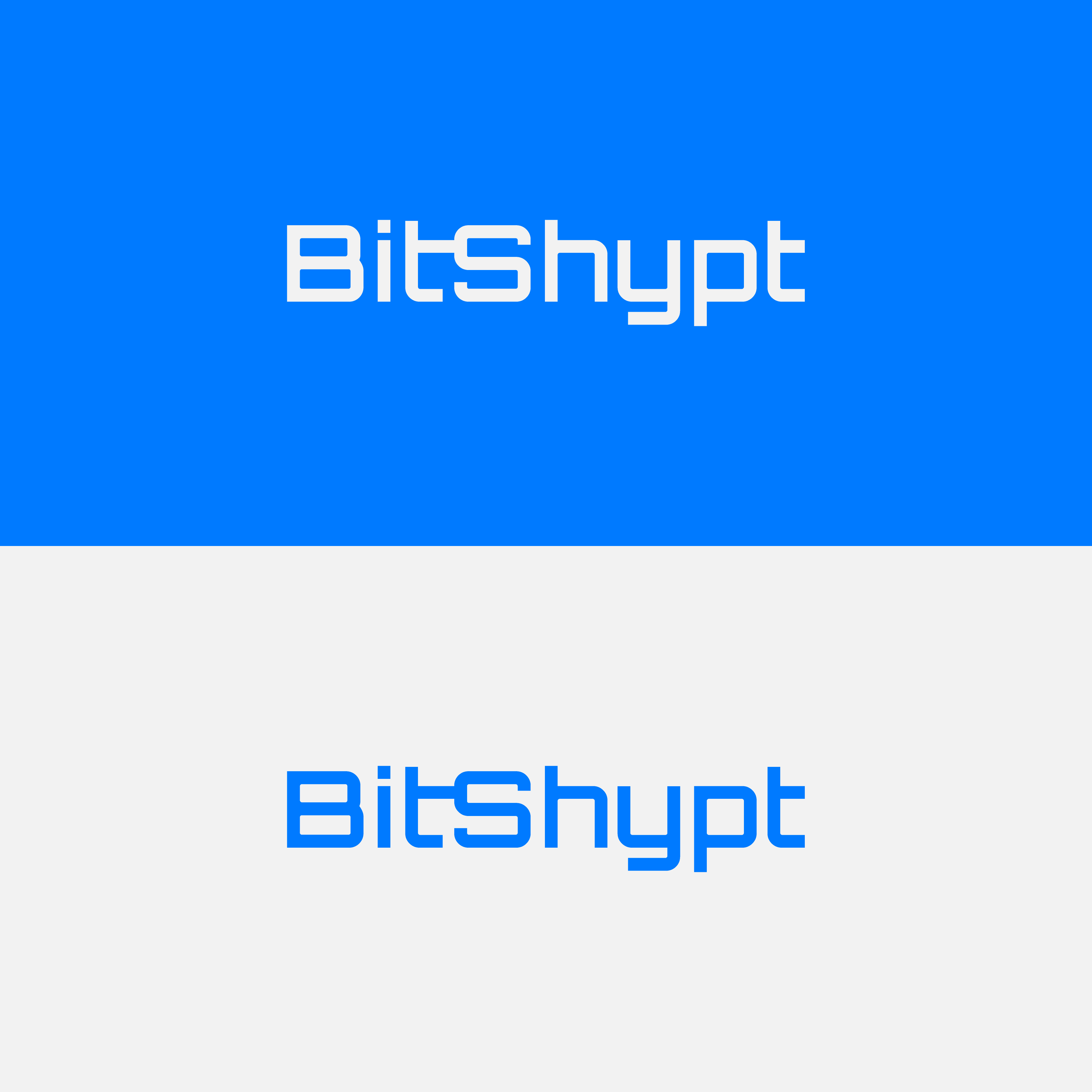 Bitshypt Logo. brand brand logo branding business logo company logo design graphic design logo logo design logos modern tech technology typography