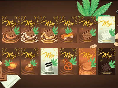 Mojo V1 THC Chocolate Pieces